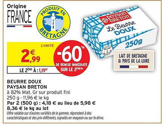 Paysan Breton Beurre doux