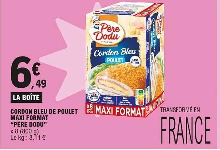 Père Dodu Cordon Bleu Poulet