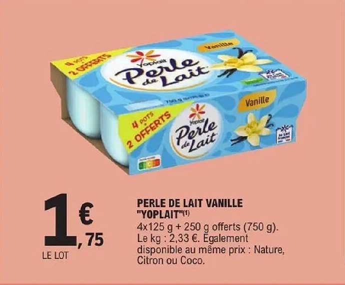 Perle de Lait Vanille