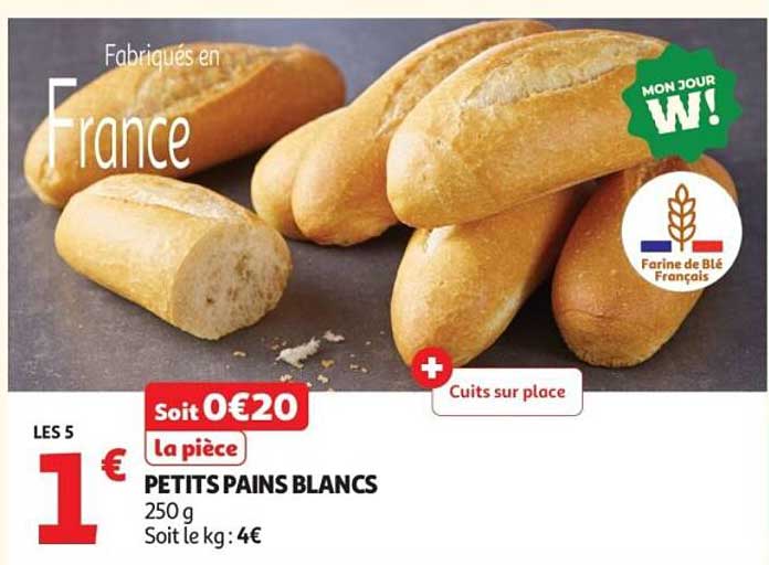 PETITS PAINS BLANCS