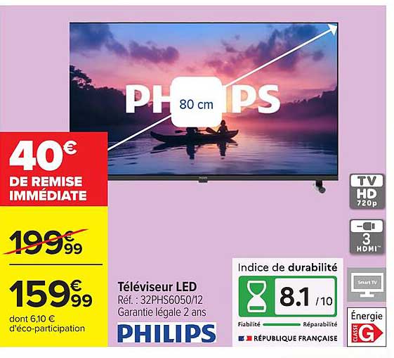 PHILIPS Téléviseur LED