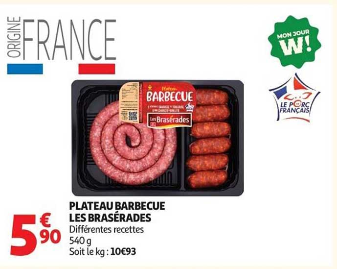 PLATEAU BARBECUE LES BRASÉRADES