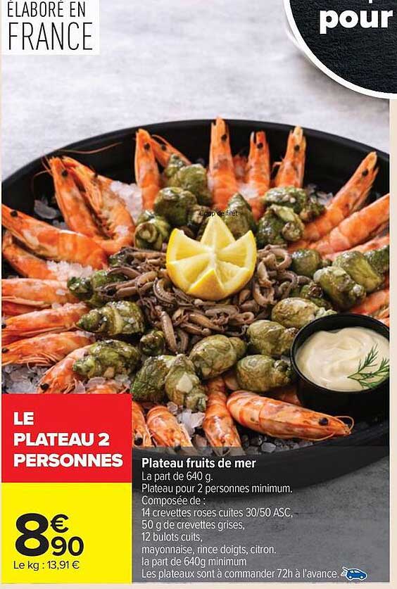 Plateau fruits de mer