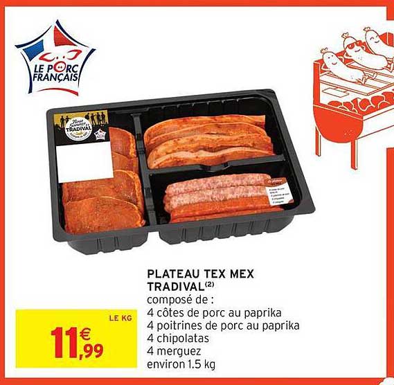 PLATEAU TEX MEX TRADIVAL