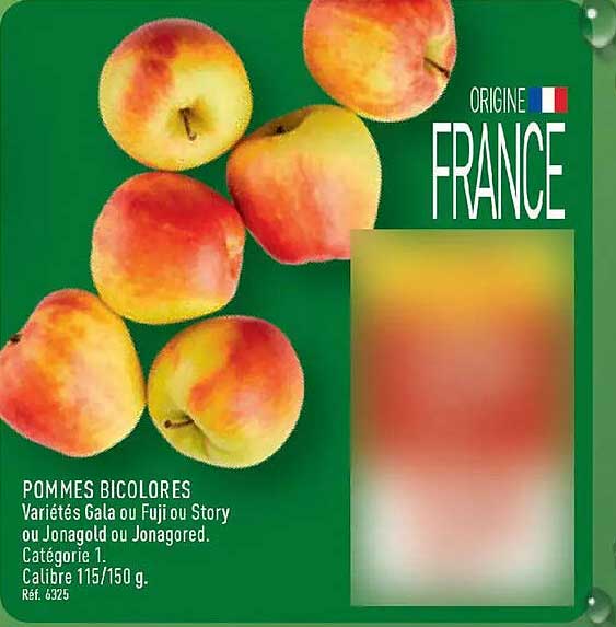 POMMES BICOLORES