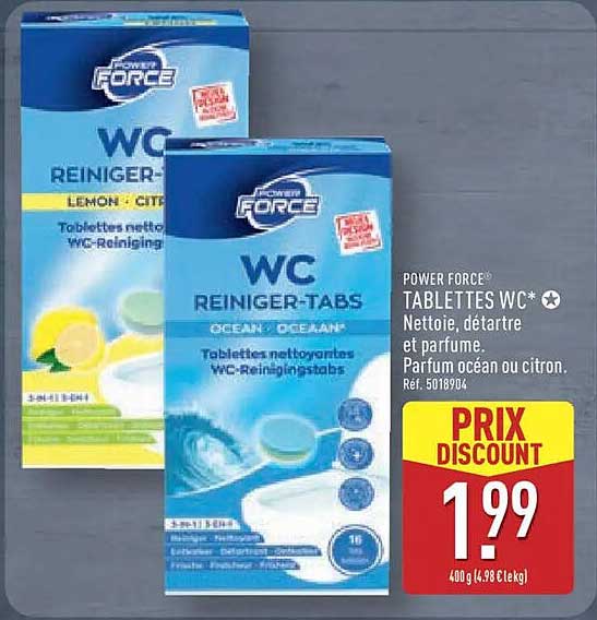 Power Force TABLETTES WC*
