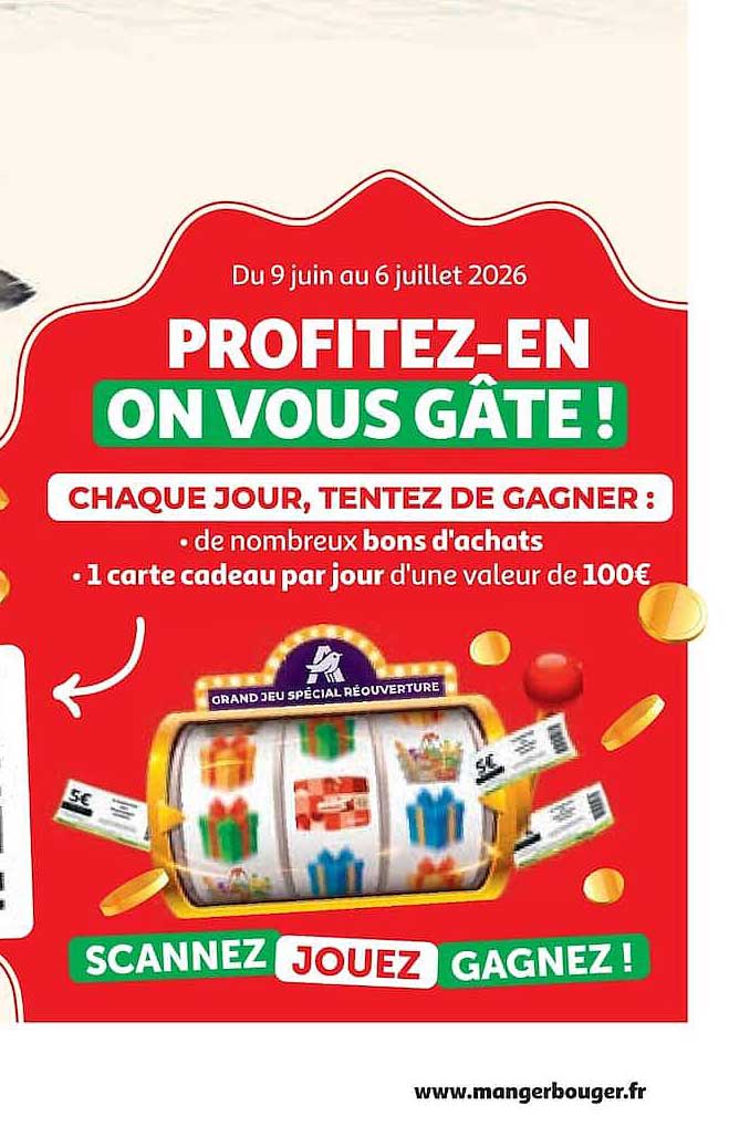 PROFITEZ-EN ON VOUS GÂTE !