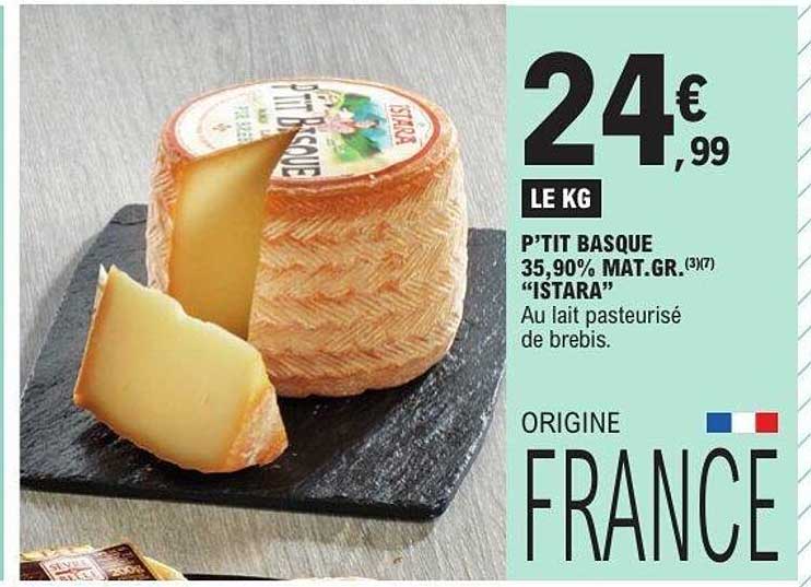 P'TIT BASQUE "ISTARA