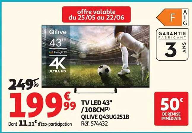 Qilive TV LED 43