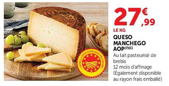 Queso Manchego AOP