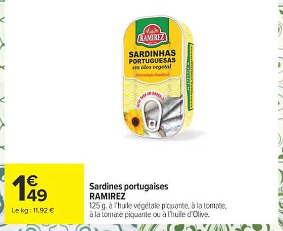 RAMIREZ Sardines portugaises