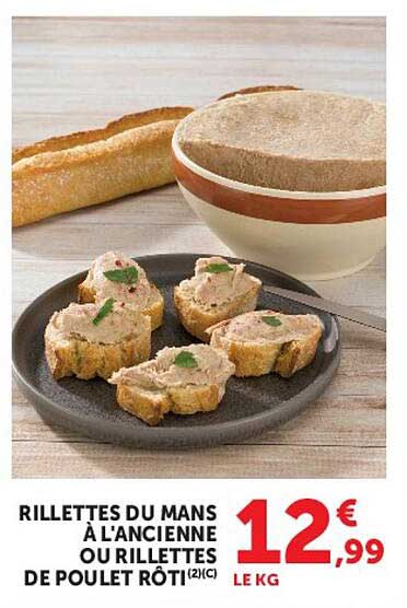 RILLETTES DU MANS À L'ANCIENNE OU RILLETTES DE POULET RÔTI