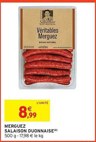 Sabatier Véritables Merguez