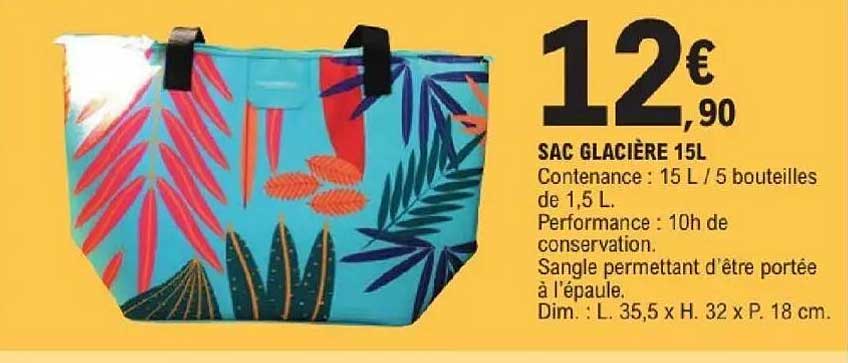 SAC GLACIÈRE 15L