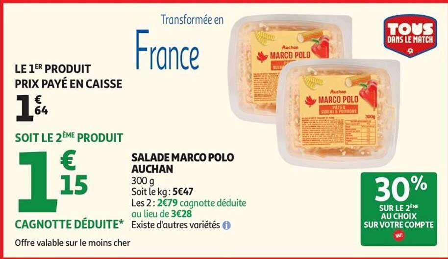 SALADE MARCO POLO AUCHAN
