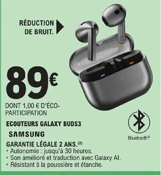 SAMSUNG ECOUTEURS GALAXY BUDS3