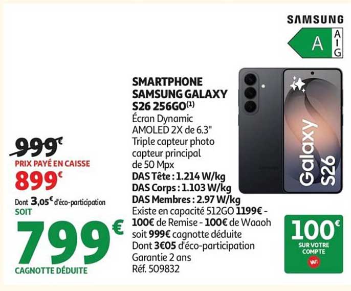 Samsung Galaxy S26 256GO