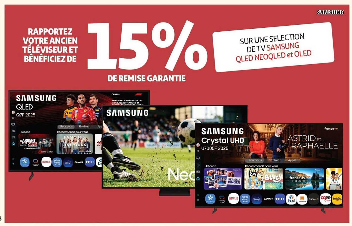Samsung QLED NeoQLED et OLED