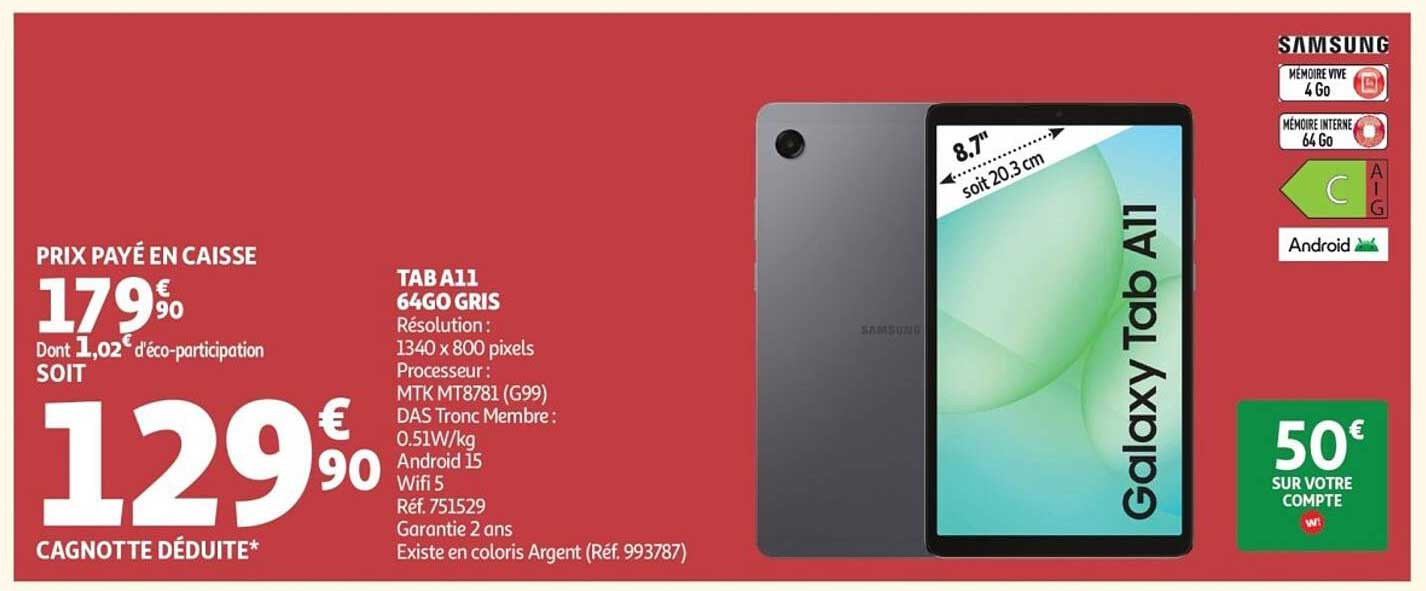 Samsung TAB A11