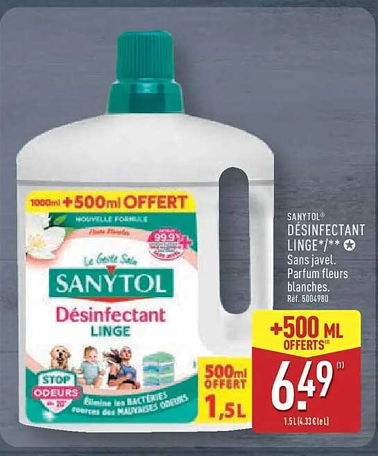 SANYTOL Désinfectant LINGE