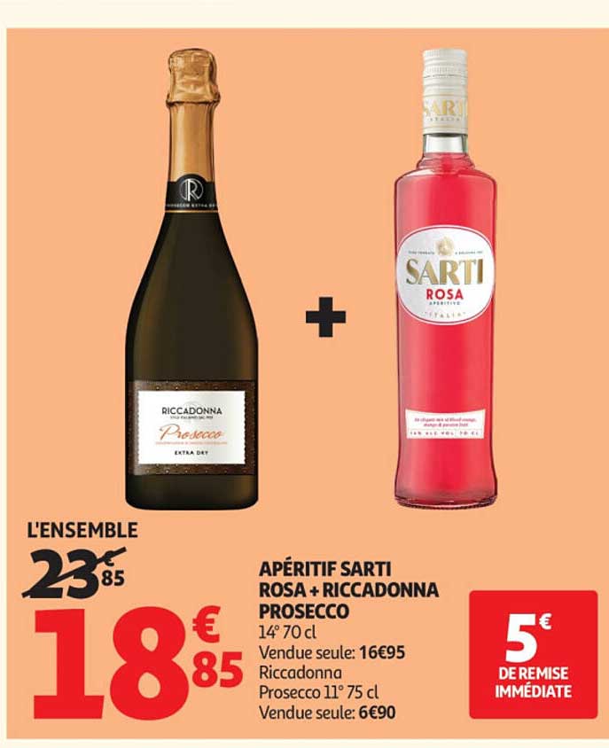 SARTI ROSA + RICCADONNA PROSECCO
