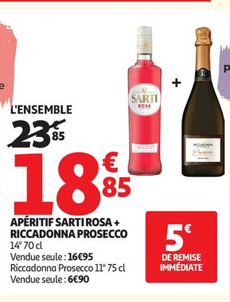 SARTI ROSA + RICCADONNA PROSECCO