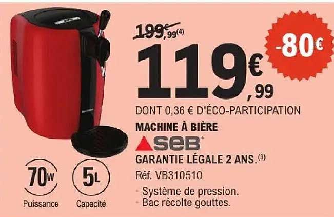 SEB MACHINE À BIÈRE