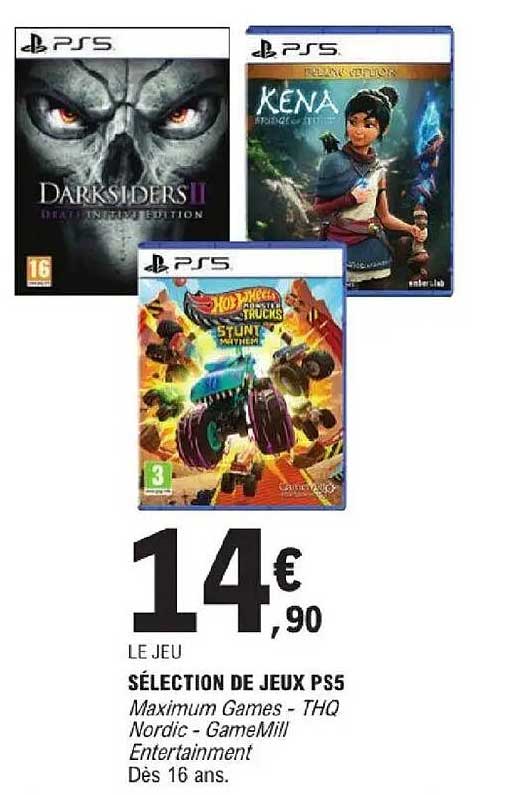 SÉLECTION DE JEUX PS5