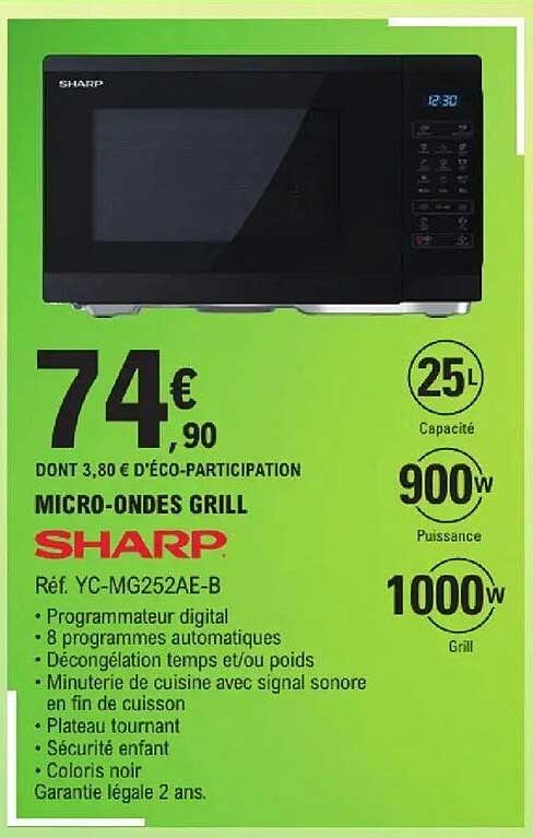 SHARP MICRO-ONDES GRILL