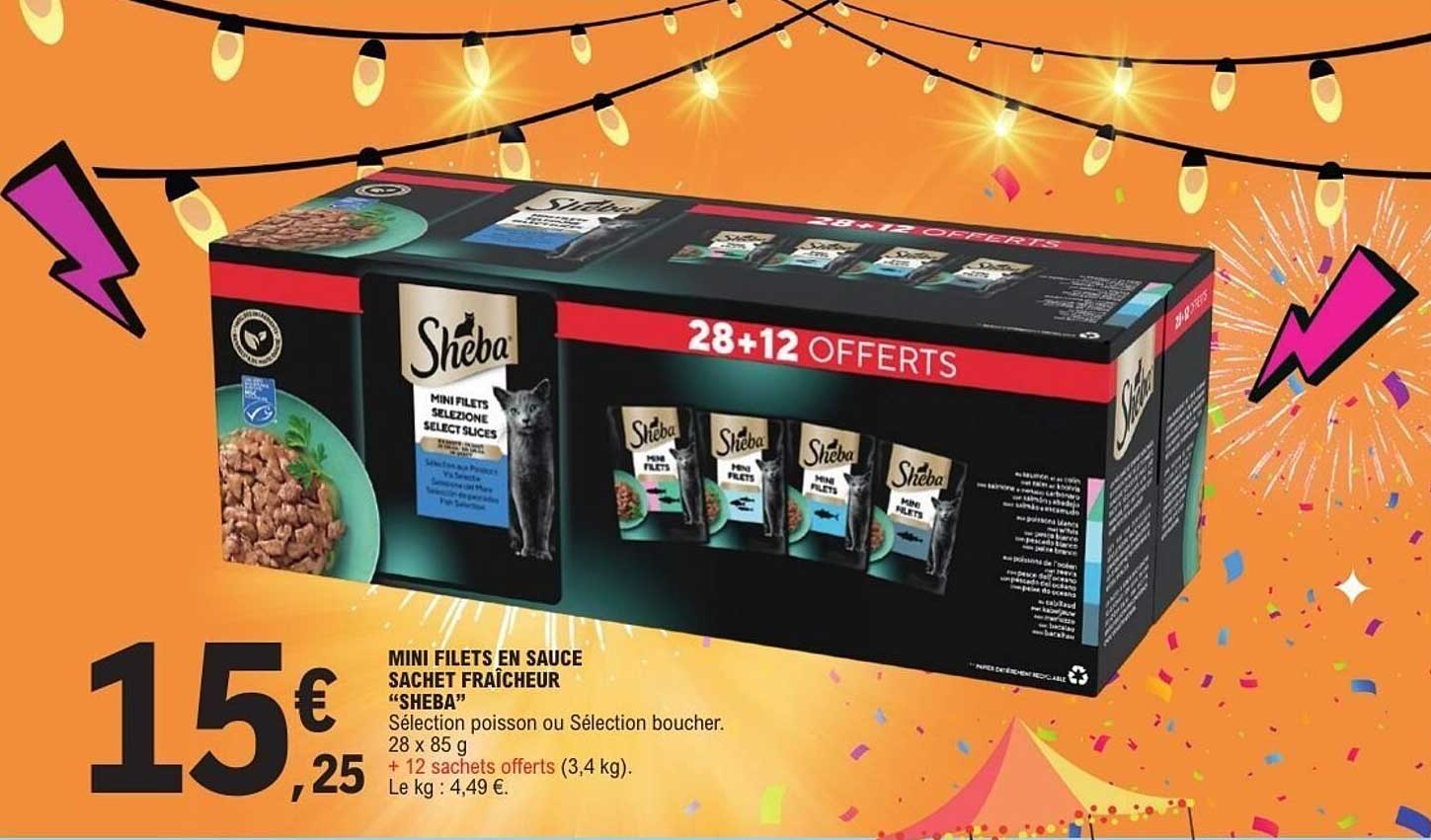 Sheba Mini filets en sauce