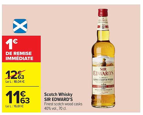 SIR EDWARD'S Scotch Whisky