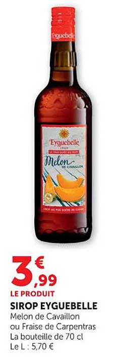 Sirop Eyquebelle Melon de Cavaillon