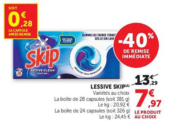 Skip Active Clean