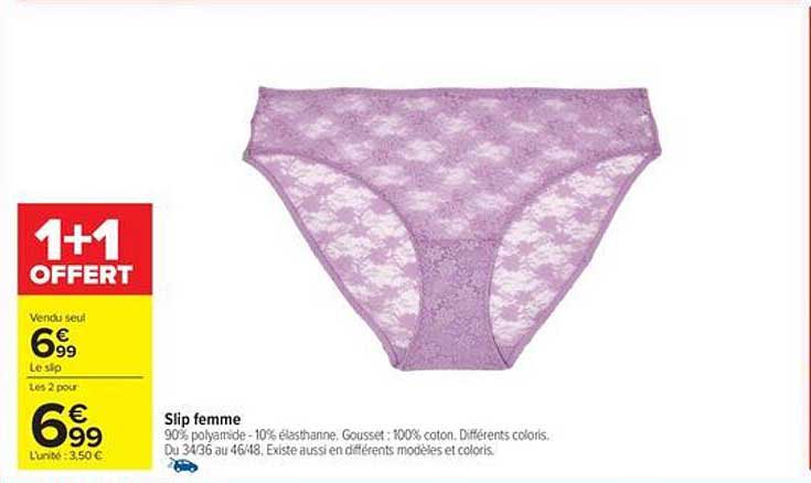 Slip femme