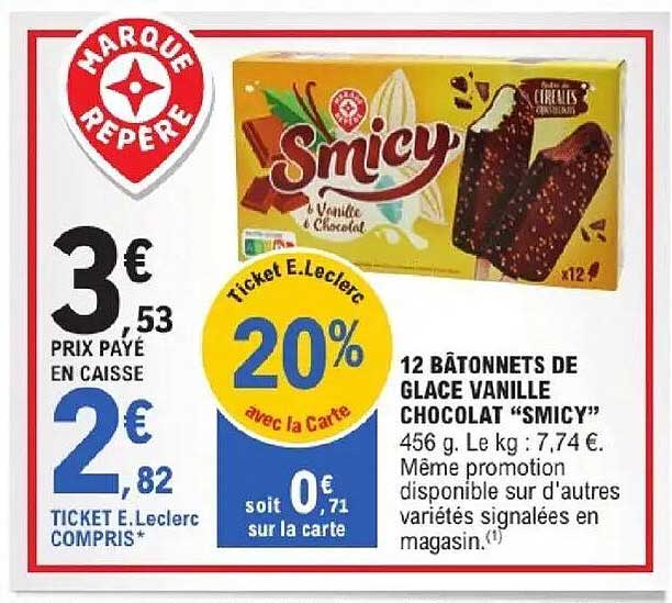 Smicy Vanille chocolat