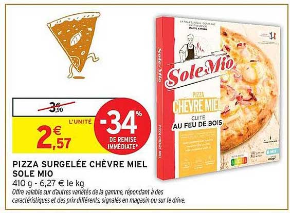 Sole Mio Pizza Chèvre Miel