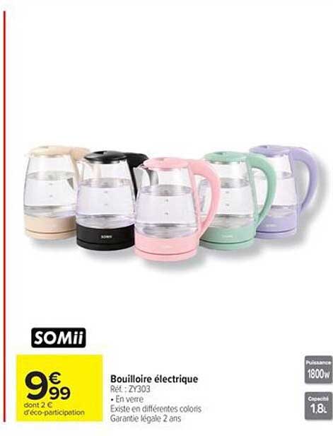 SOMii Bouilloire électrique