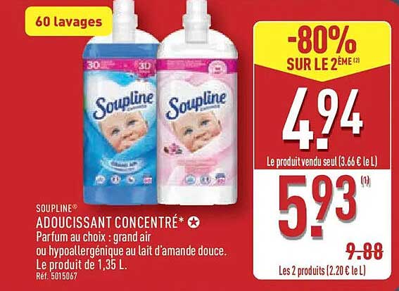 Soupline Adoucissant concentré