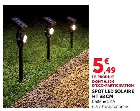 SPOT LED SOLAIRE