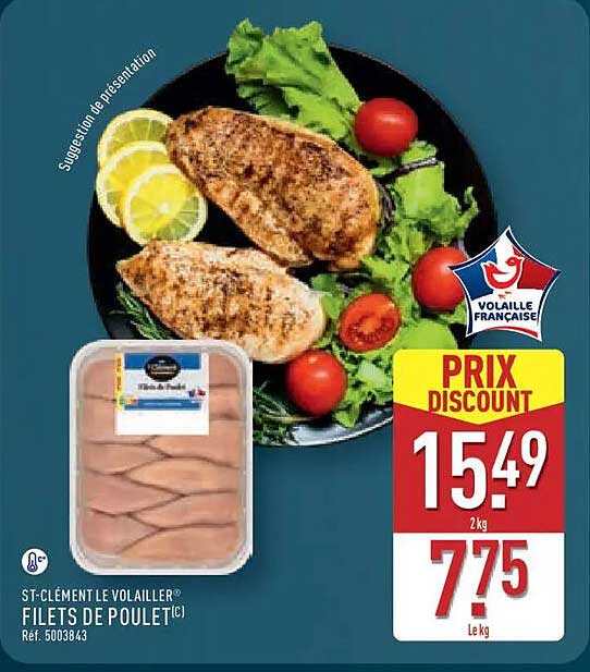 ST-CLÉMENT LE VOLAILLER FILETS DE POULET
