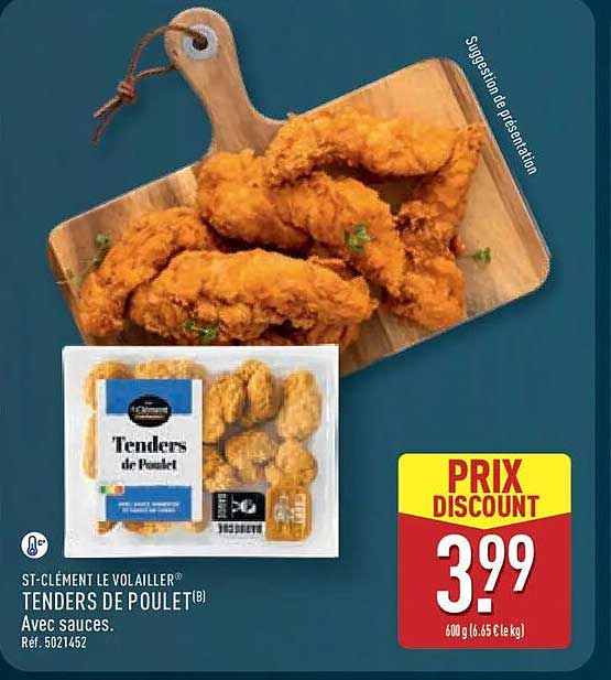 ST-CLÉMENT LE VOLAILLER TENDERS DE POULET