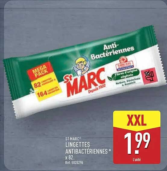 ST MARC LINGETTES ANTIBACTÉRIENNES