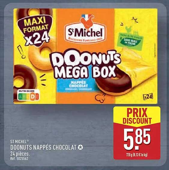 St Michel Doonuts Nappés Chocolat