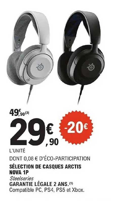 SteelSeries ARCTIS NOVA 1P