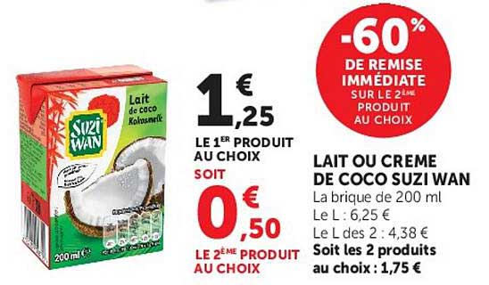 Suzi Wan Lait de coco Kokozaniak