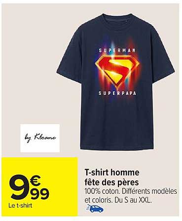 T-shirt homme fête des pères
