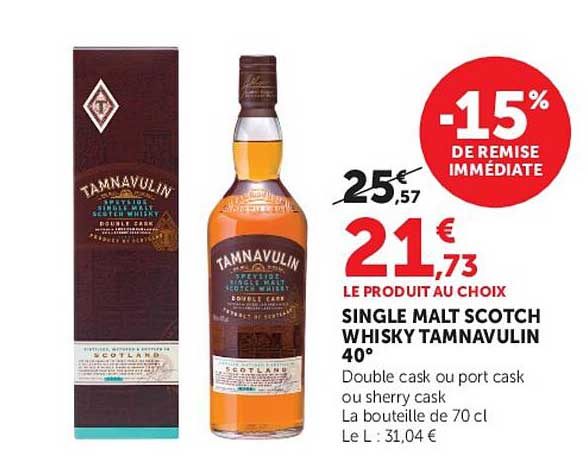 Tamnavulin Single Malt Scotch Whisky