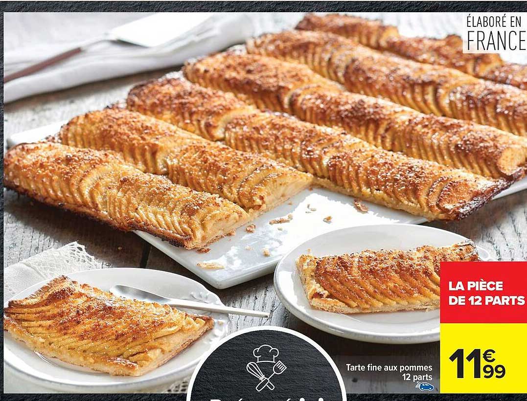 Tarte fine aux pommes