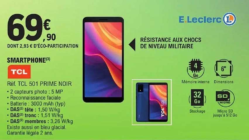 TCL 501 PRIME NOIR