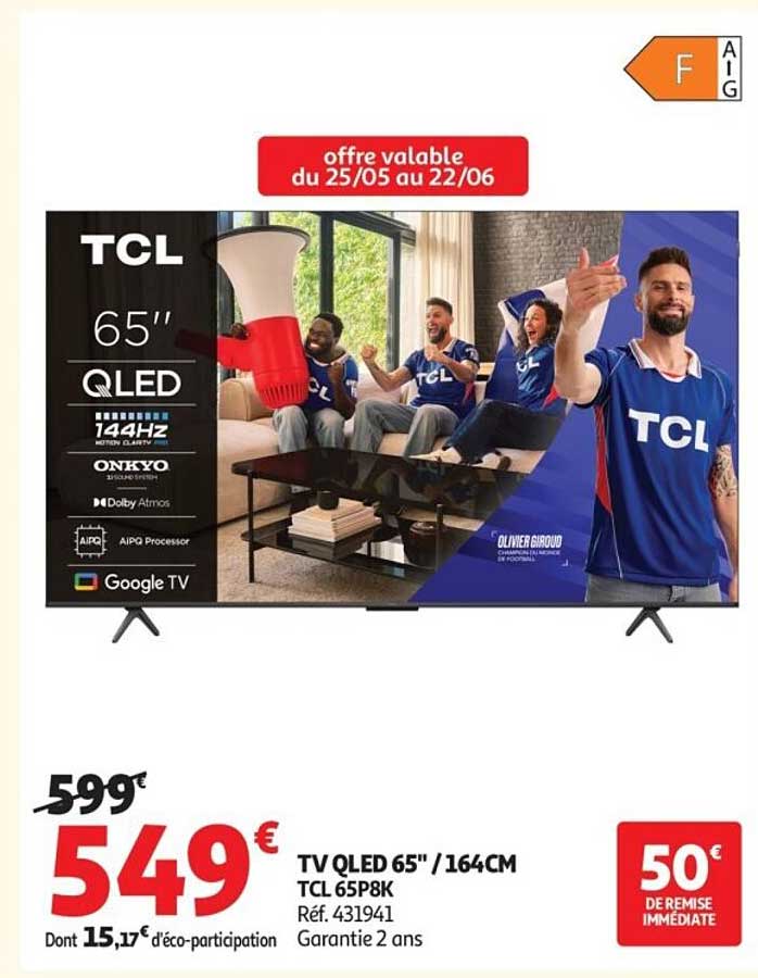 TCL 65P8K
